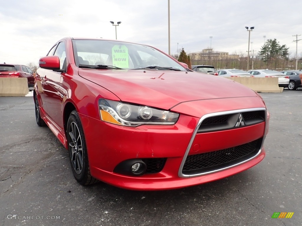 Rally Red 2015 Mitsubishi Lancer SE AWC Exterior Photo #140405315