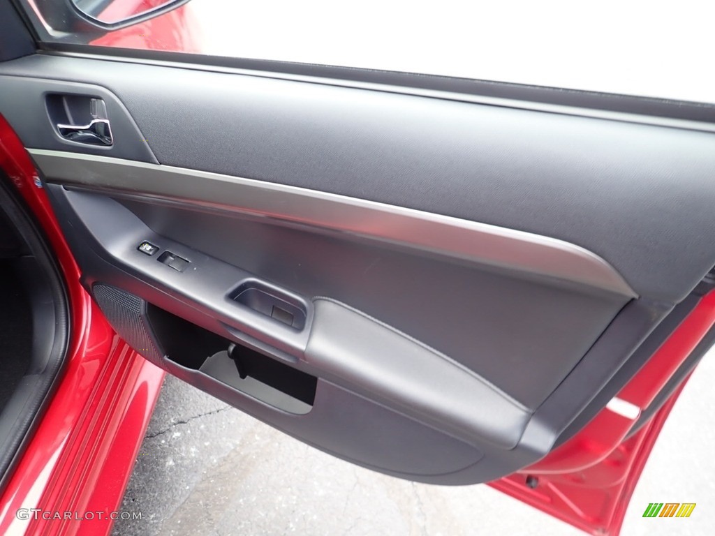 2015 Mitsubishi Lancer SE AWC Black Door Panel Photo #140405414