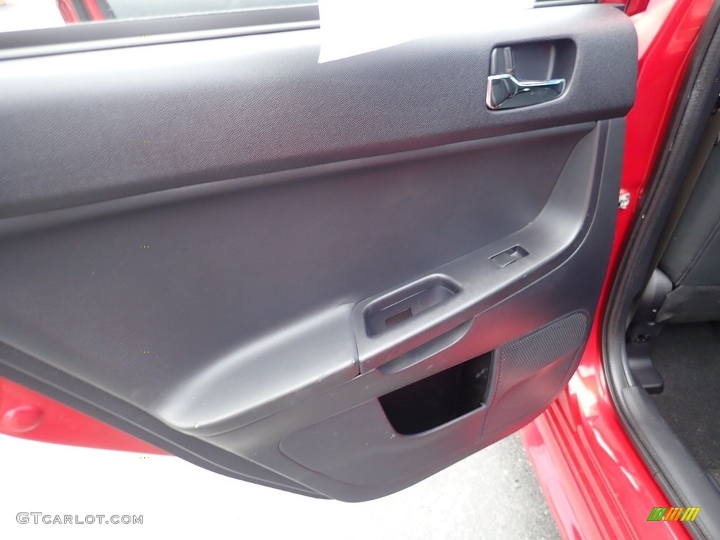 2015 Mitsubishi Lancer SE AWC Black Door Panel Photo #140405540