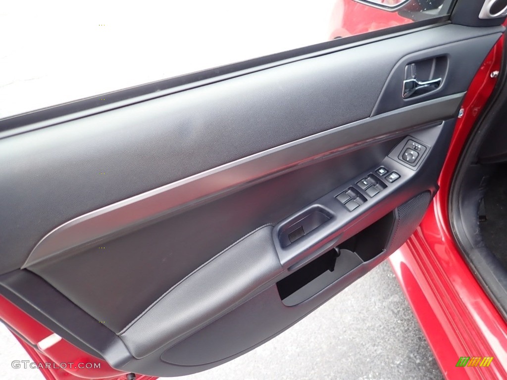 2015 Mitsubishi Lancer SE AWC Black Door Panel Photo #140405561