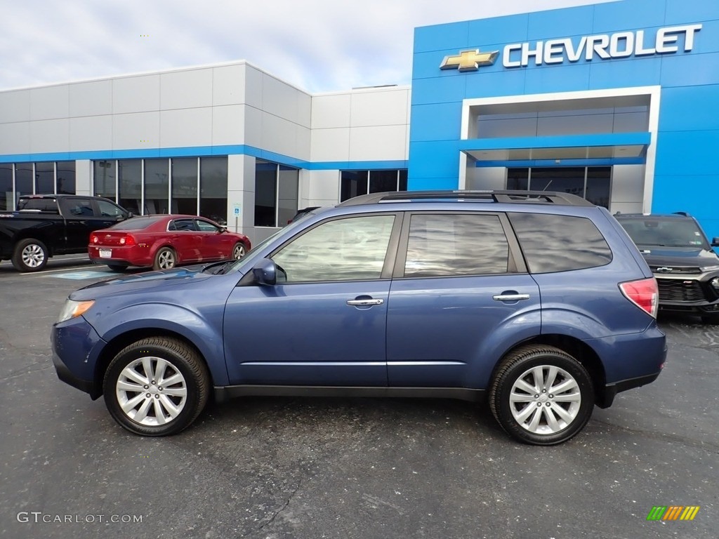 2011 Forester 2.5 X Limited - Marine Blue Metallic / Black photo #3
