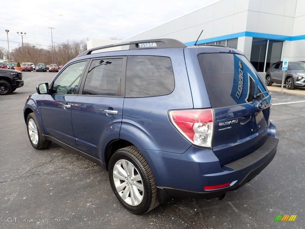 2011 Forester 2.5 X Limited - Marine Blue Metallic / Black photo #4
