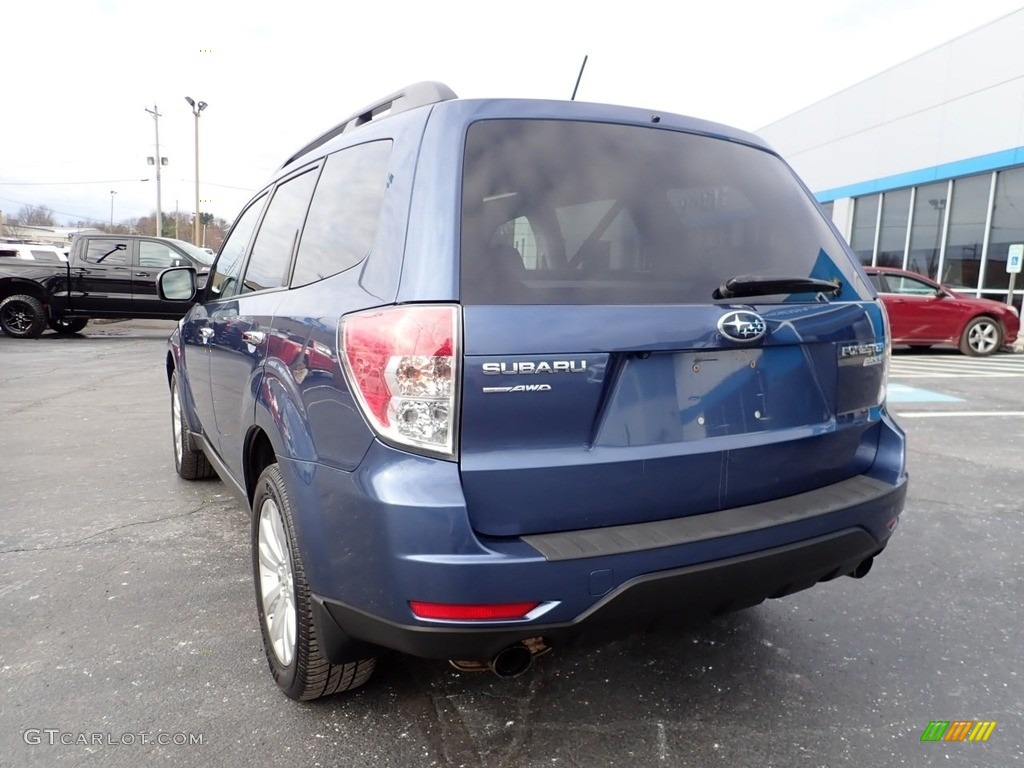 2011 Forester 2.5 X Limited - Marine Blue Metallic / Black photo #5