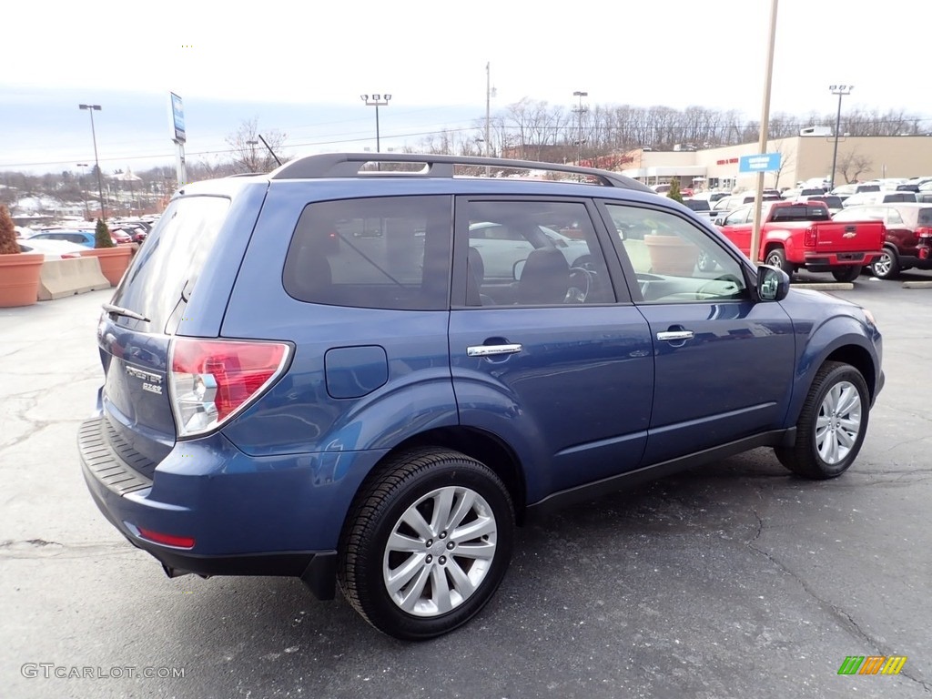2011 Forester 2.5 X Limited - Marine Blue Metallic / Black photo #9