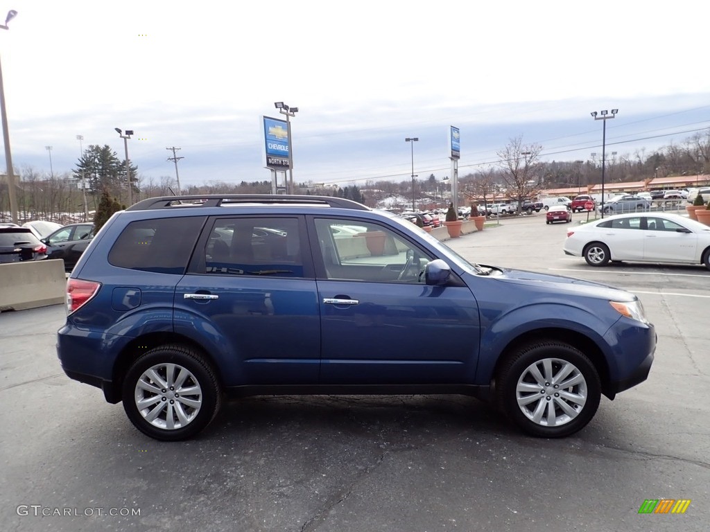 2011 Forester 2.5 X Limited - Marine Blue Metallic / Black photo #10