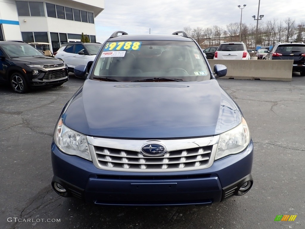 2011 Forester 2.5 X Limited - Marine Blue Metallic / Black photo #13