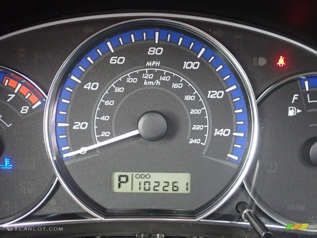 2011 Forester 2.5 X Limited - Marine Blue Metallic / Black photo #29