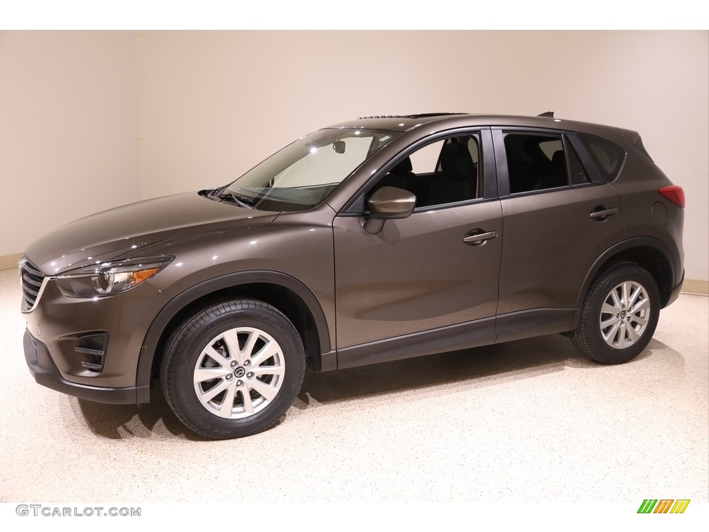 2016 CX-5 Touring AWD - Titanium Flash Mica / Black photo #3