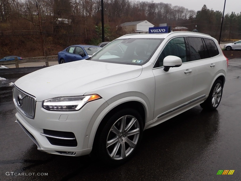 Crystal White Metallic 2019 Volvo XC90 T6 AWD Inscription Exterior Photo #140406950