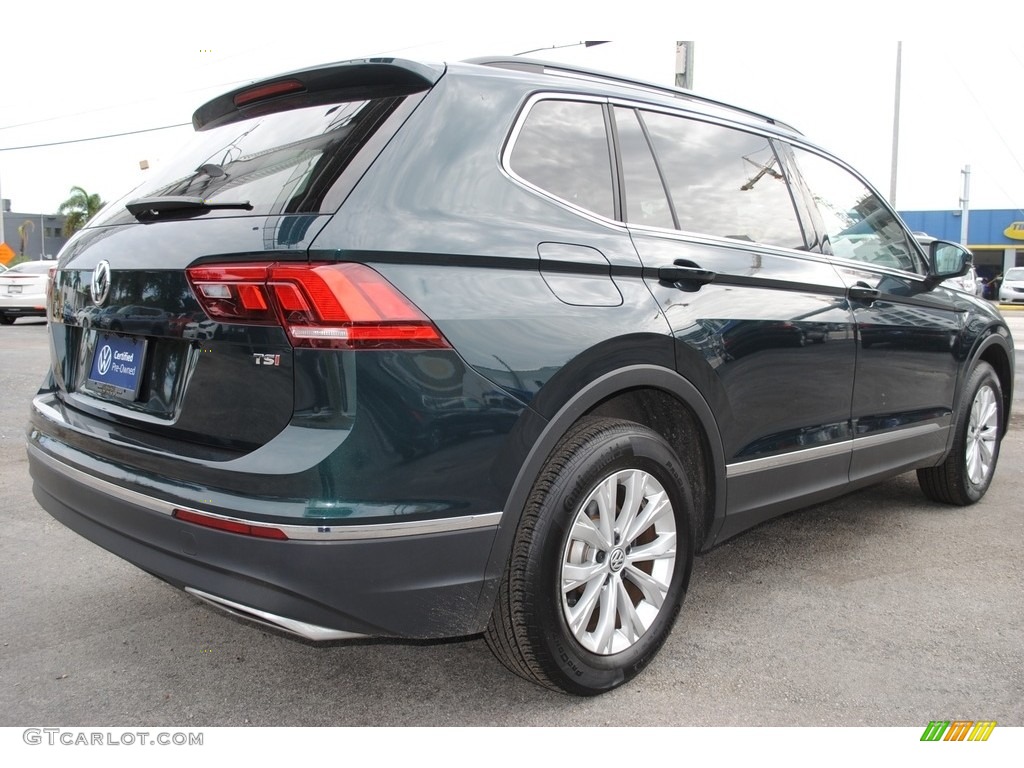 2018 Tiguan SE - Dark Moss Green Metallic / Titan Black photo #10