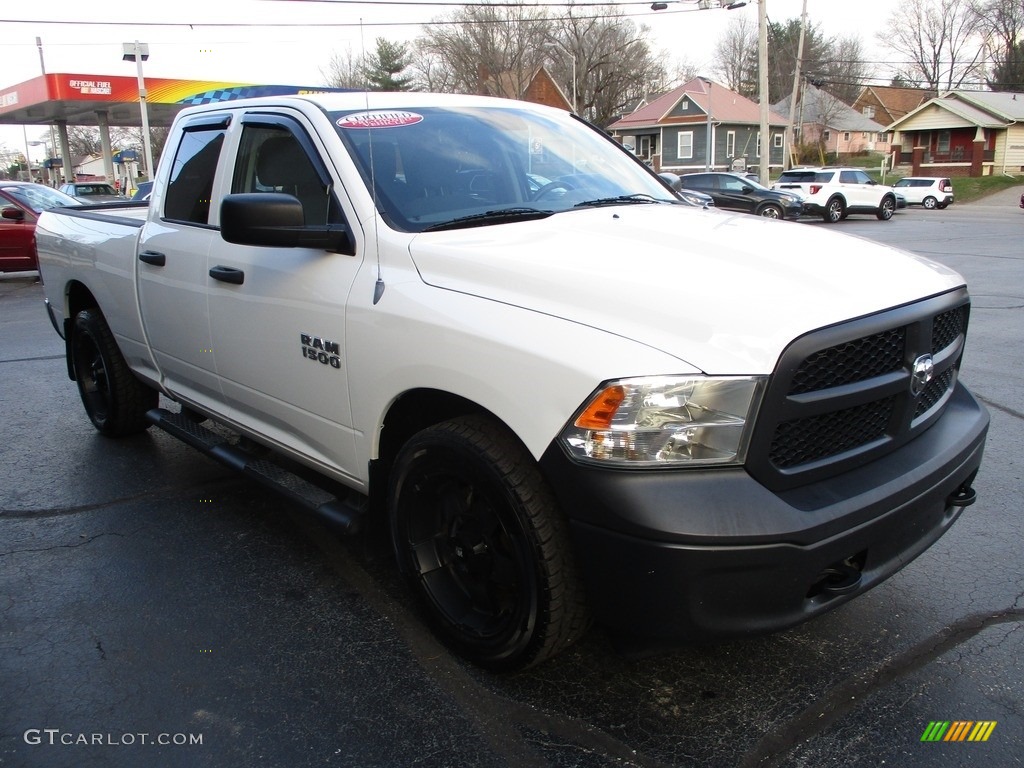 2014 1500 Tradesman Quad Cab - Bright White / Black/Diesel Gray photo #5