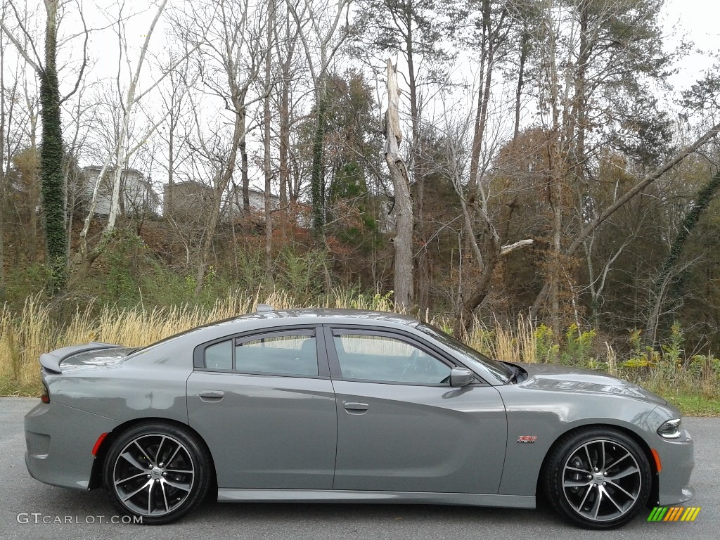 Destroyer Gray 2018 Dodge Charger R/T Scat Pack Exterior Photo #140408423