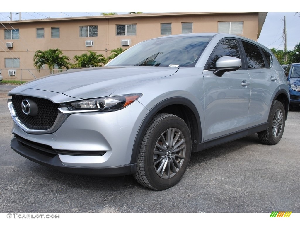Sonic Silver Metallic 2017 Mazda CX-5 Sport Exterior Photo #140409423