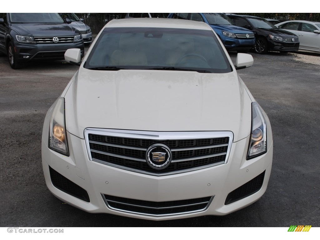 2013 ATS 2.5L Luxury - White Diamond Tricoat / Caramel/Jet Black Accents photo #3