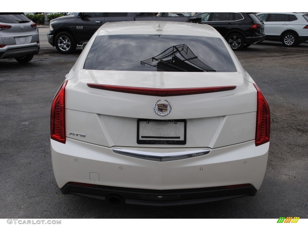 White Diamond Tricoat 2013 Cadillac ATS 2.5L Luxury Exterior Photo #140410632
