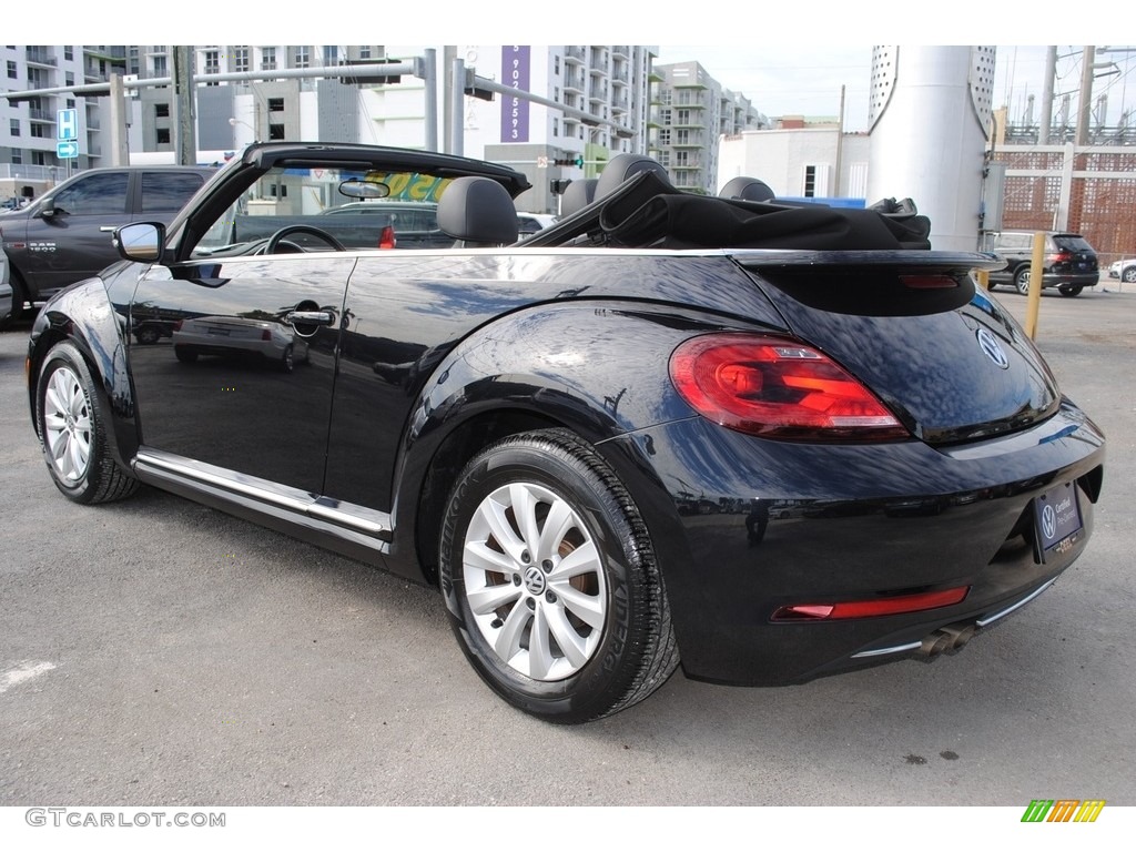 Deep Black Pearl 2018 Volkswagen Beetle S Convertible Exterior Photo #140410971