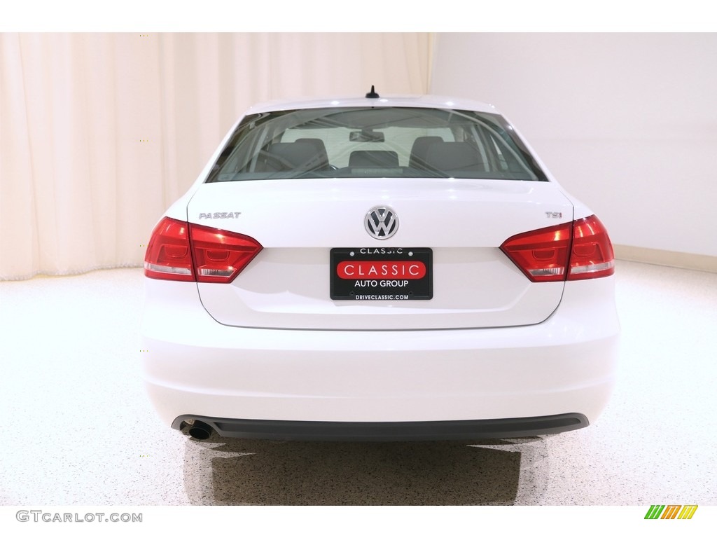 2015 Passat S Sedan - Candy White / Titan Black photo #16