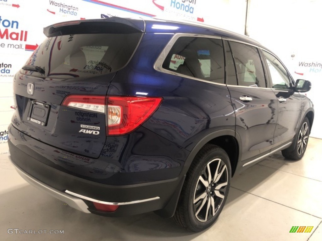 2021 Pilot Touring AWD - Obsidian Blue Pearl / Gray photo #3