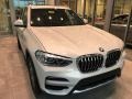 2021 Mineral White Metallic BMW X3 xDrive30e  photo #1