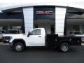 Summit White - Sierra 3500HD Regular Cab 4WD Chassis Utility Truck Photo No. 2