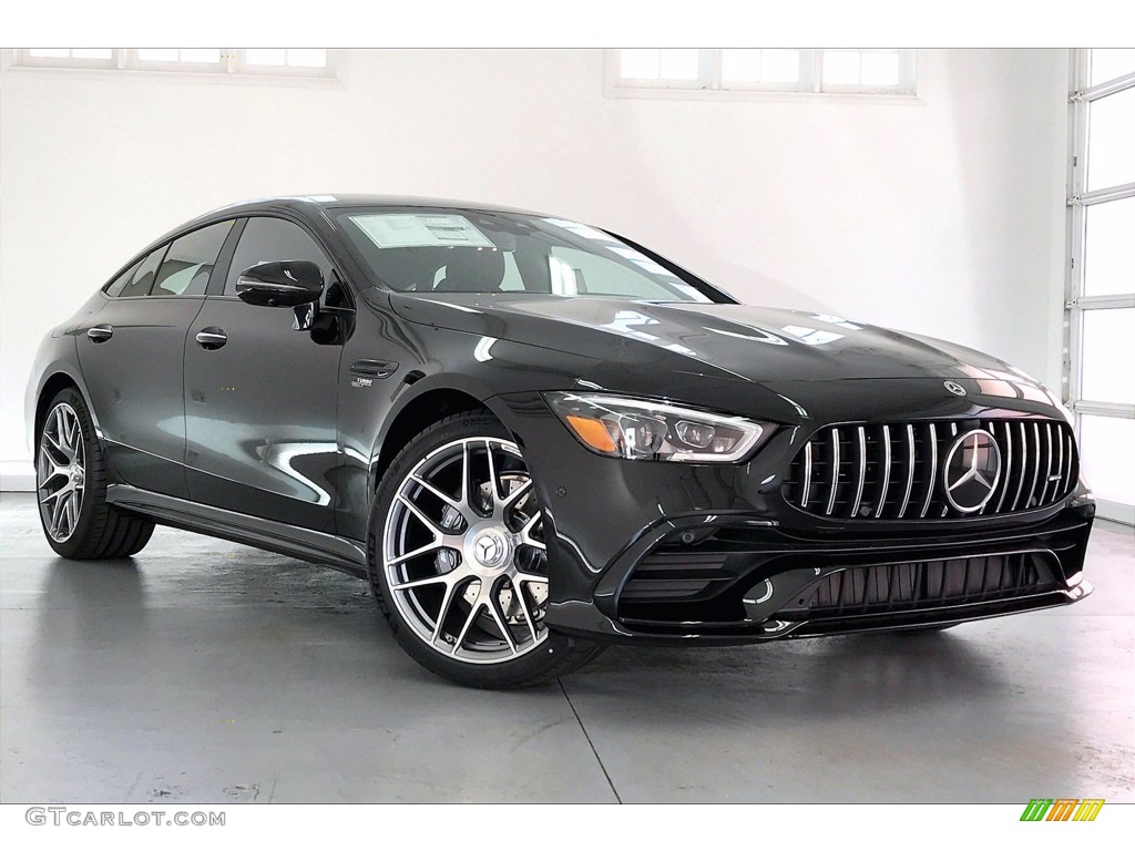Obsidian Black Metallic 2021 Mercedes-Benz AMG GT 43 Exterior Photo #140415416