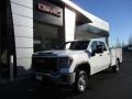 Summit White - Sierra 2500HD Crew Cab Chassis Utility Truck Photo No. 1