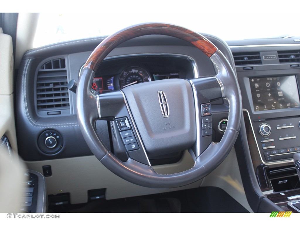 2016 Lincoln Navigator Reserve Dune Steering Wheel Photo #140415626