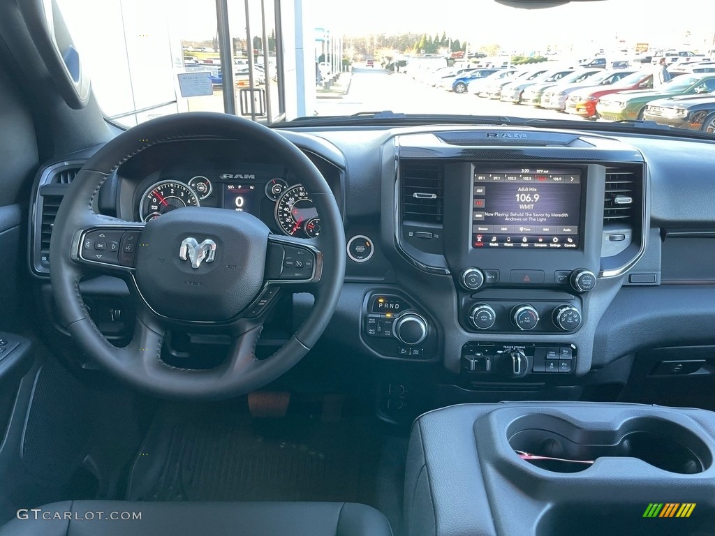 2021 Ram 1500 Built to Serve Edition Crew Cab 4x4 Black Dashboard Photo #140415644