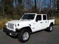 2021 Bright White Jeep Gladiator Sport 4x4  photo #2