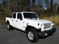 2021 Bright White Jeep Gladiator Sport 4x4  photo #4
