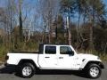 2021 Bright White Jeep Gladiator Sport 4x4  photo #5