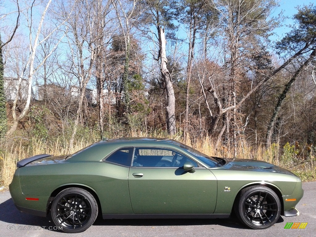 2020 Challenger R/T Scat Pack - F8 Green / Black photo #5