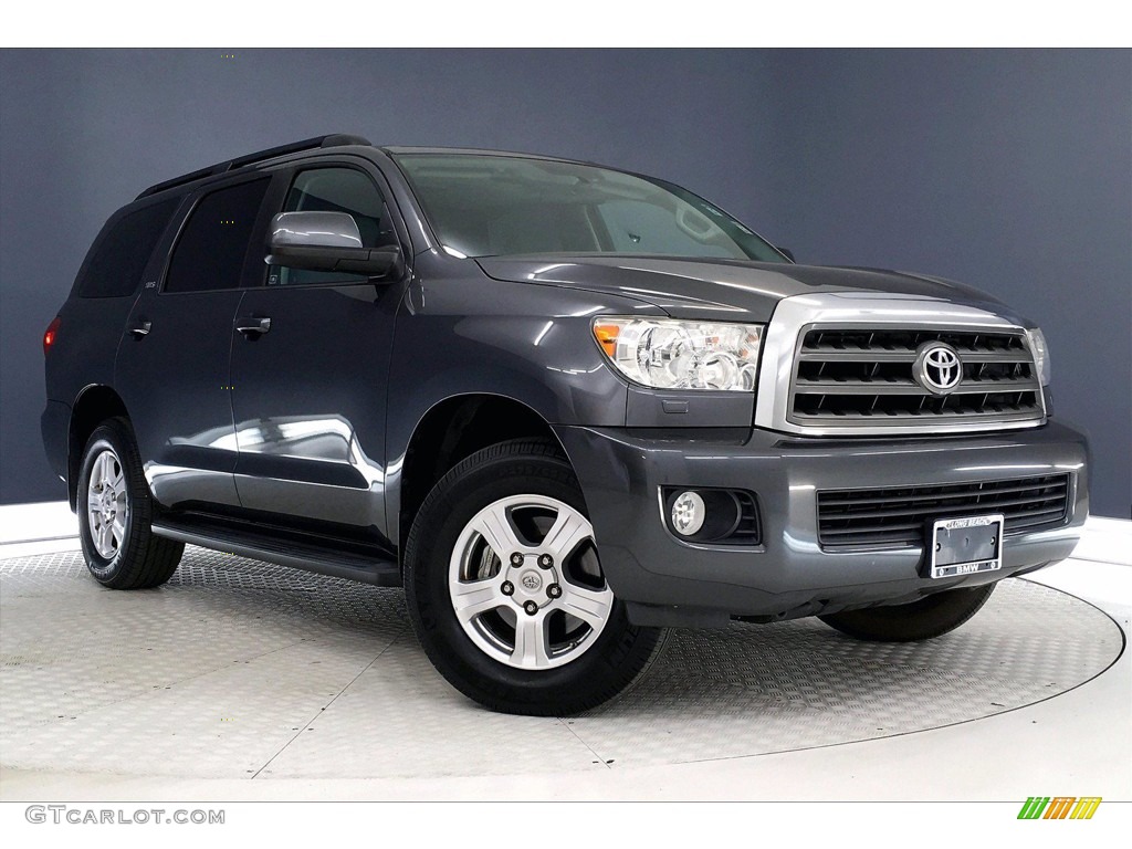 Magnetic Gray Metallic 2016 Toyota Sequoia SR5 4x4 Exterior Photo #140416913