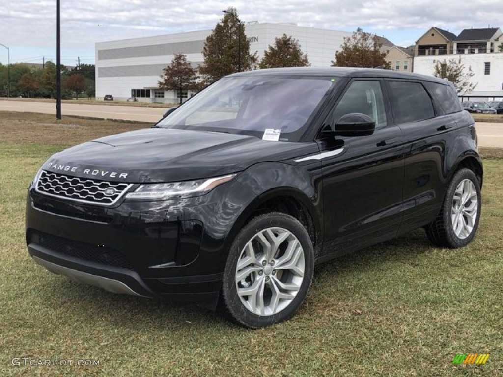 Santorini Black Metallic 2020 Land Rover Range Rover Evoque S Exterior Photo #140417795