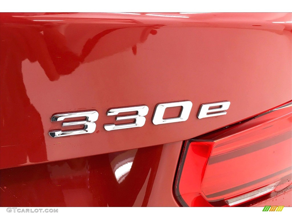 2018 3 Series 330e iPerformance Sedan - Melbourne Red Metallic / Black photo #7