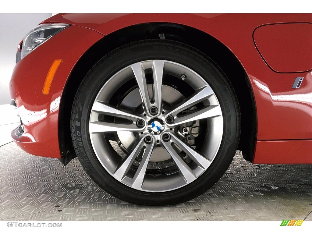 2018 3 Series 330e iPerformance Sedan - Melbourne Red Metallic / Black photo #8