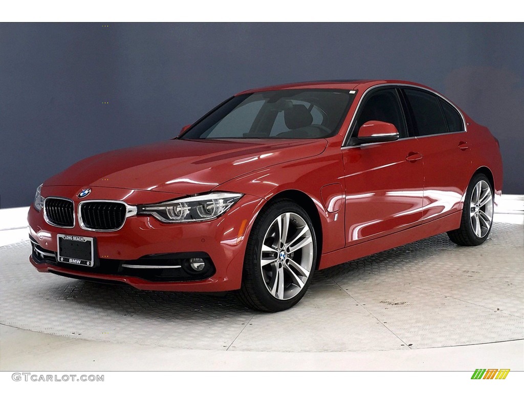 2018 3 Series 330e iPerformance Sedan - Melbourne Red Metallic / Black photo #12