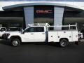 Summit White - Sierra 3500HD Crew Cab 4WD Chassis Dump Truck Photo No. 2
