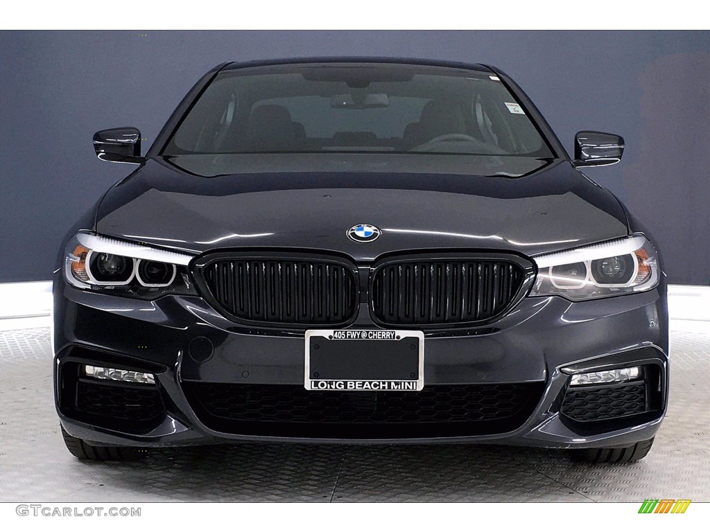 2017 5 Series 530i Sedan - Dark Graphite Metallic / Black photo #2