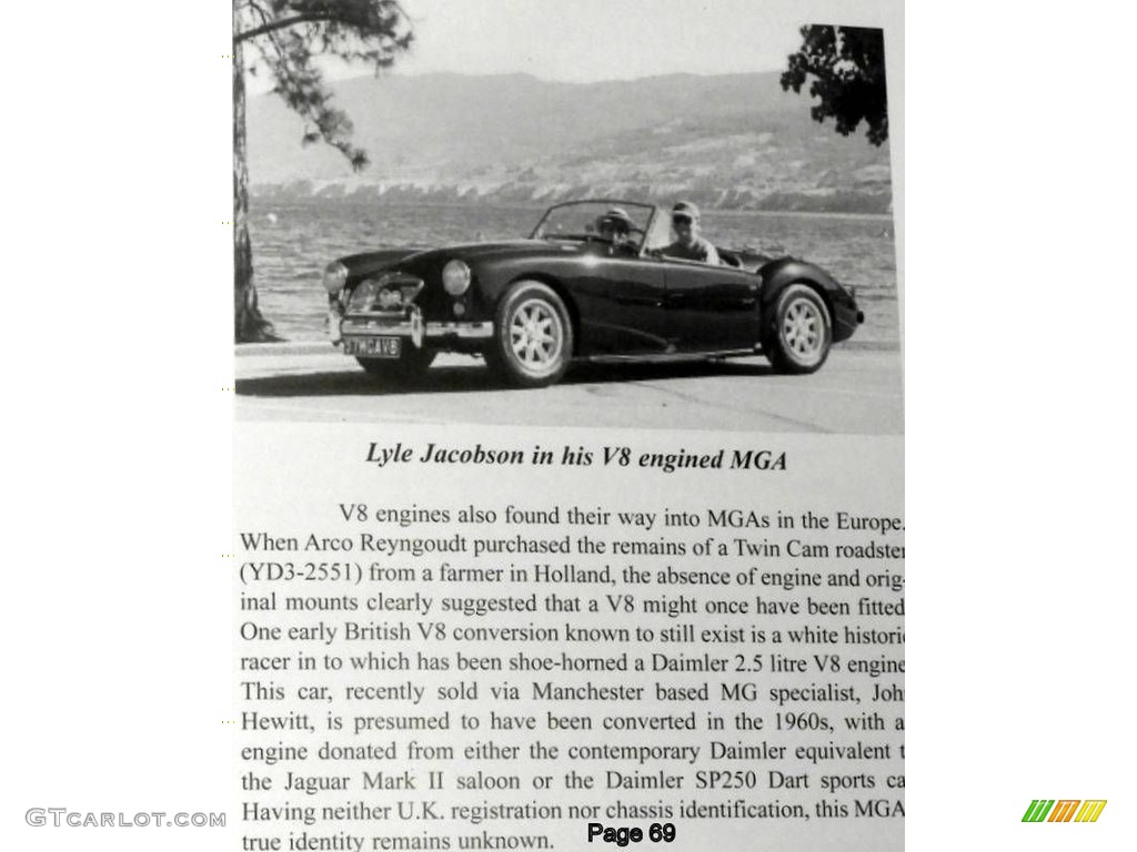 1957 MG MGA Roadster Books/Manuals Photo #140418461