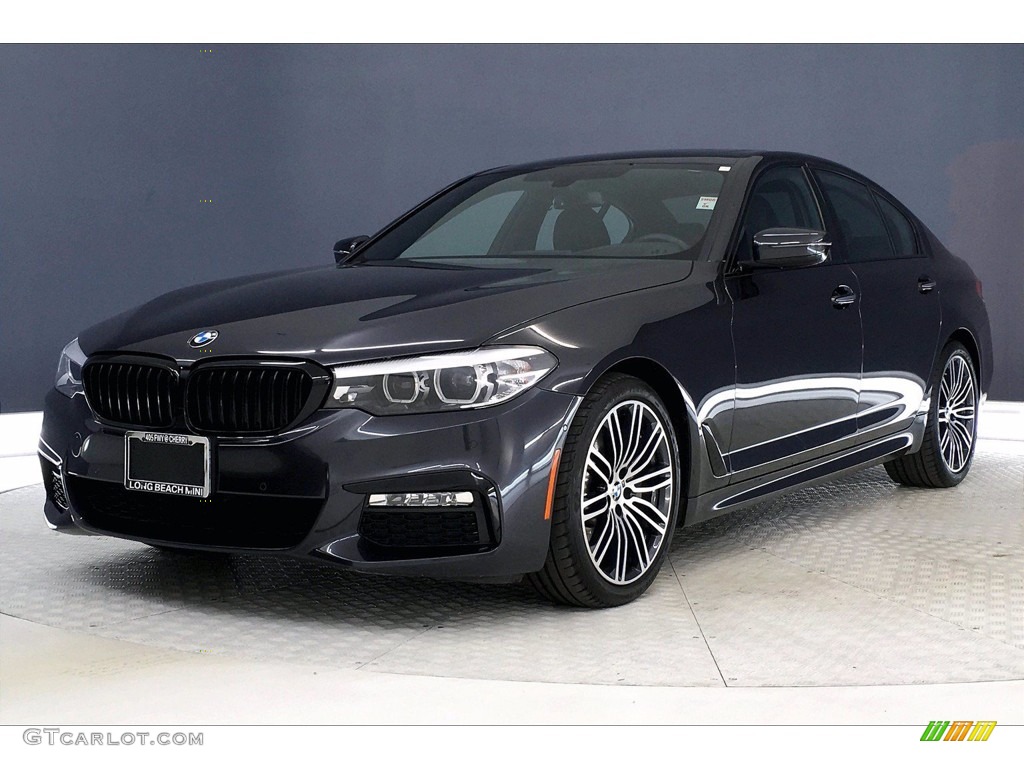 2017 5 Series 530i Sedan - Dark Graphite Metallic / Black photo #12