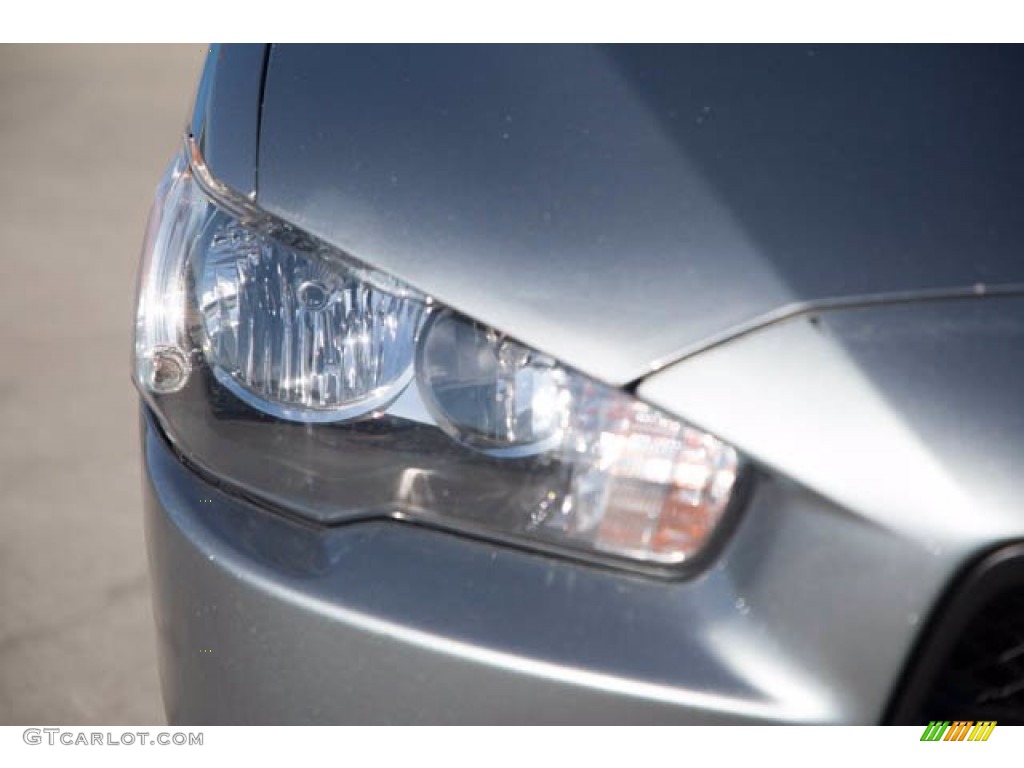 2015 Lancer ES - Mercury Gray / Black photo #8