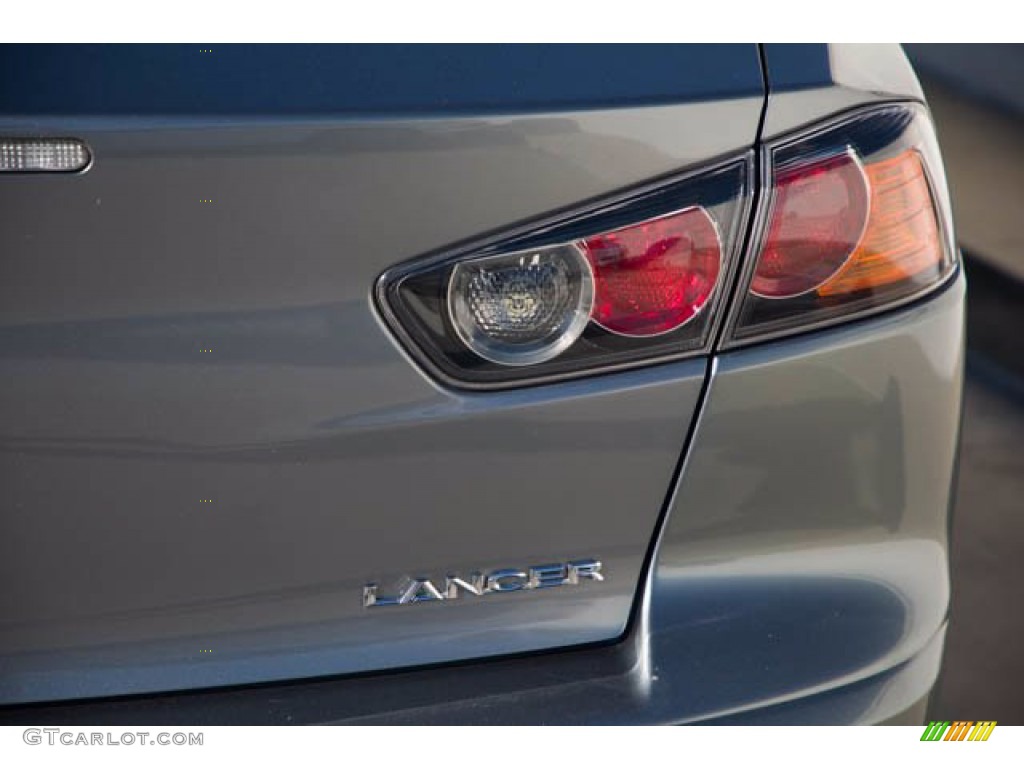 2015 Lancer ES - Mercury Gray / Black photo #13