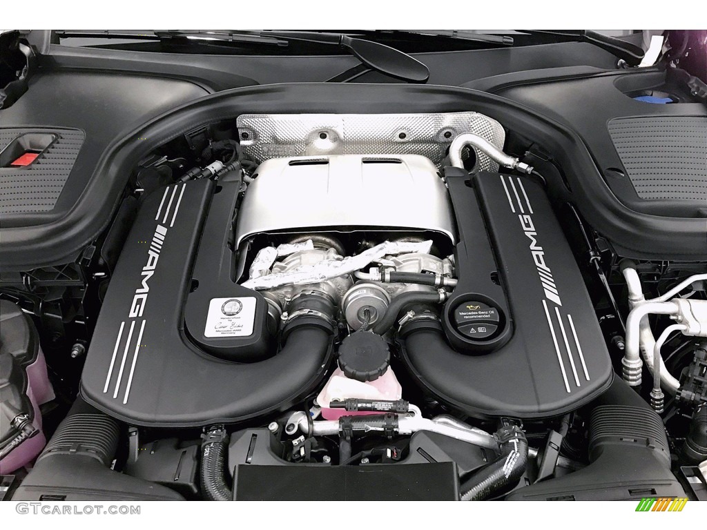 2021 Mercedes-Benz GLC AMG 63 4Matic Coupe 4.0 Liter DI biturbo DOHC 32-Valve VVT V8 Engine Photo #140419870