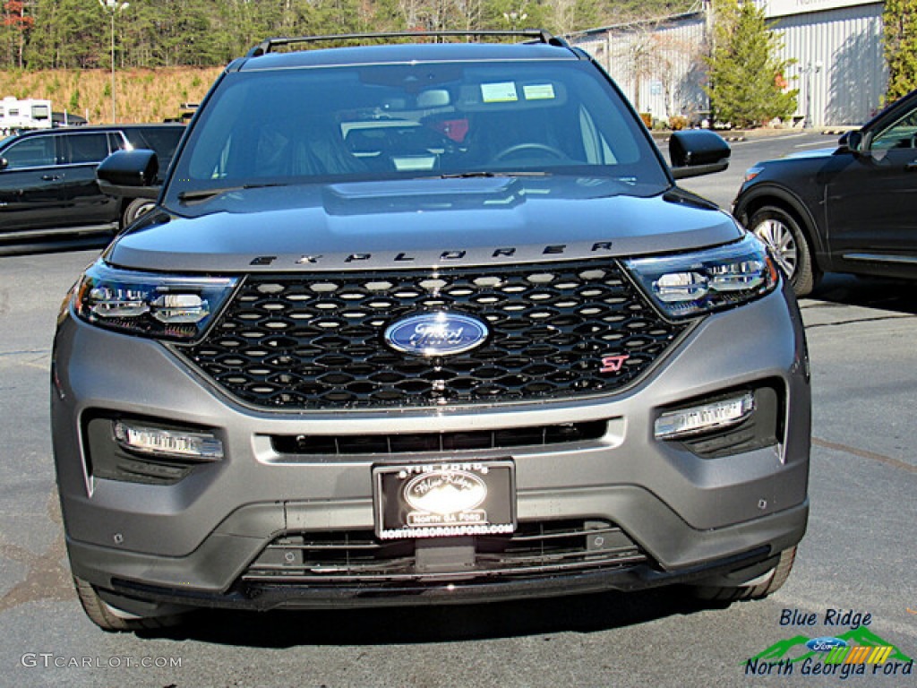 2021 Explorer ST 4WD - Carbonized Gray Metallic / Ebony photo #8