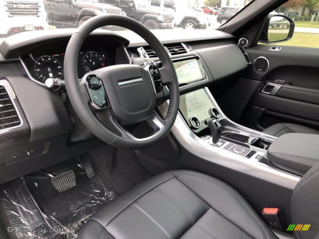 Ebony Interior 2021 Land Rover Range Rover Sport SE Photo #140420565