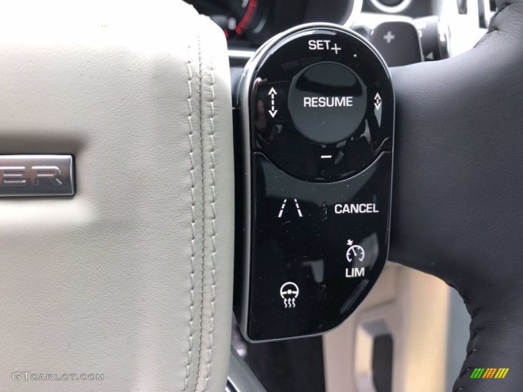2021 Land Rover Range Rover Westminster Ebony Steering Wheel Photo #140420577