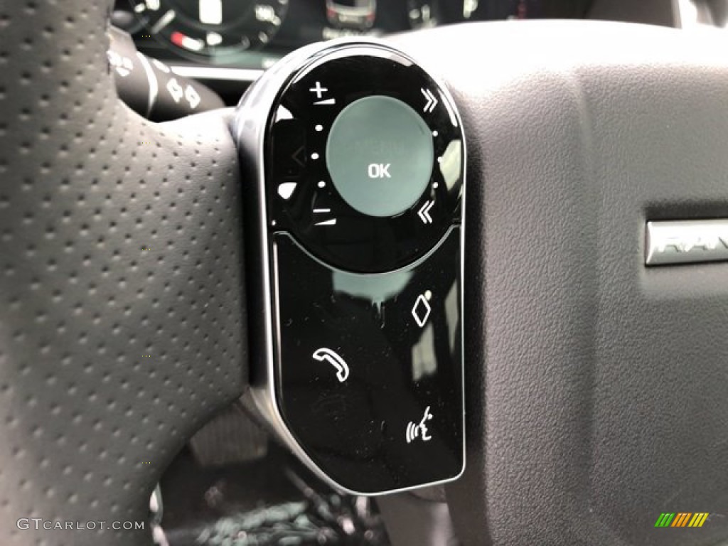 2021 Land Rover Range Rover Sport SE Ebony Steering Wheel Photo #140420589