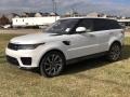 Front 3/4 View of 2021 Range Rover Sport HSE Silver Edition