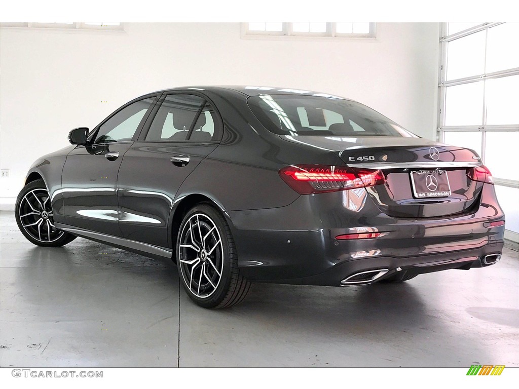2021 E 450 4Matic Sedan - Graphite Gray Metallic / Black photo #2